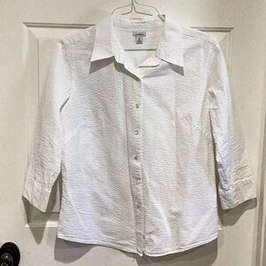 L.L. Bean white shirt